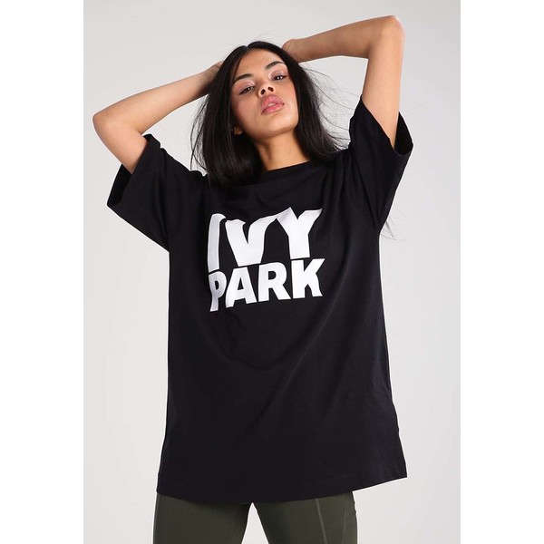 Ivy Park PROGRAMME T-shirt z nadrukiem black IV221D02C