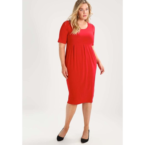 Evans Sukienka z dżerseju red EW221C046