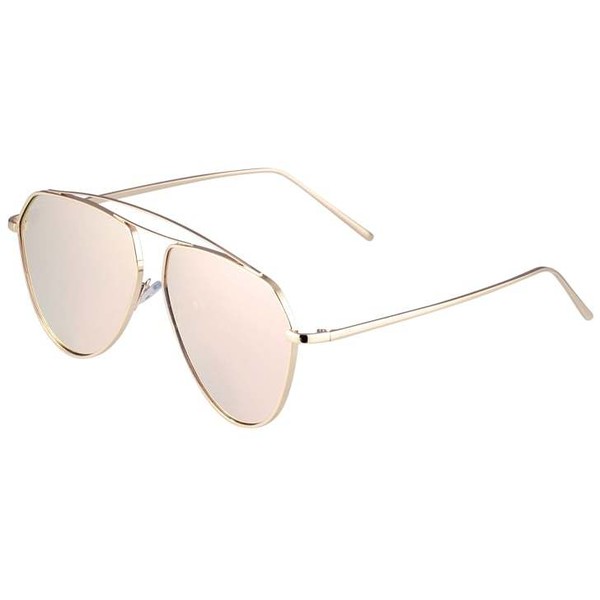 Jeepers Peepers Okulary przeciwsłoneczne gold/pink revo JP051K000