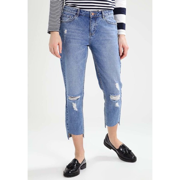 New Look Jeansy Relaxed fit mid blue NL021N05S