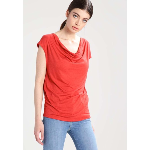 khujo MANIRIN T-shirt z nadrukiem washed red KH121D08V