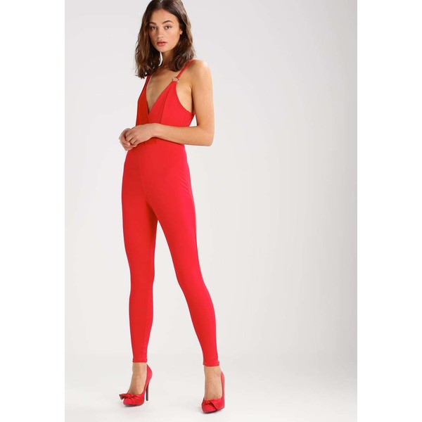 Missguided Kombinezon red M0Q21A035