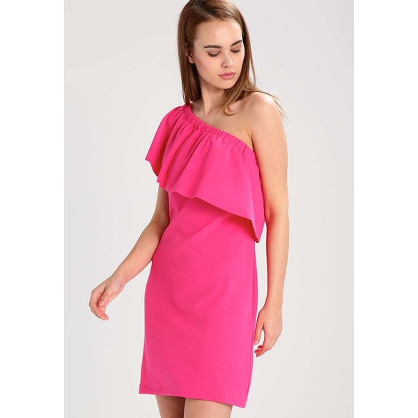 Warehouse Sukienka z dżerseju pink WA221C0BF