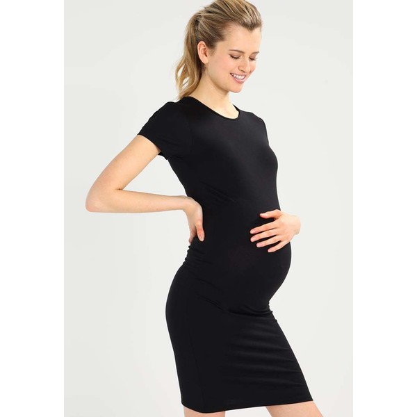 Topshop Maternity Sukienka z dżerseju black TP721G080