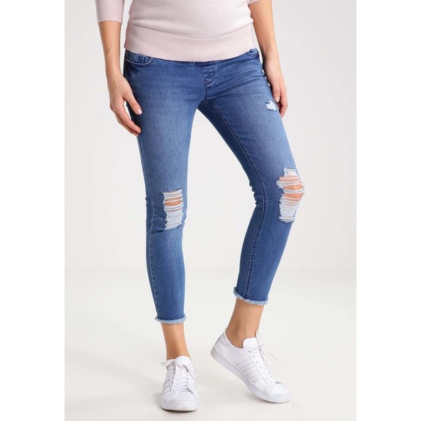 New Look Maternity Jeansy Slim fit mid blue N0B29A00M