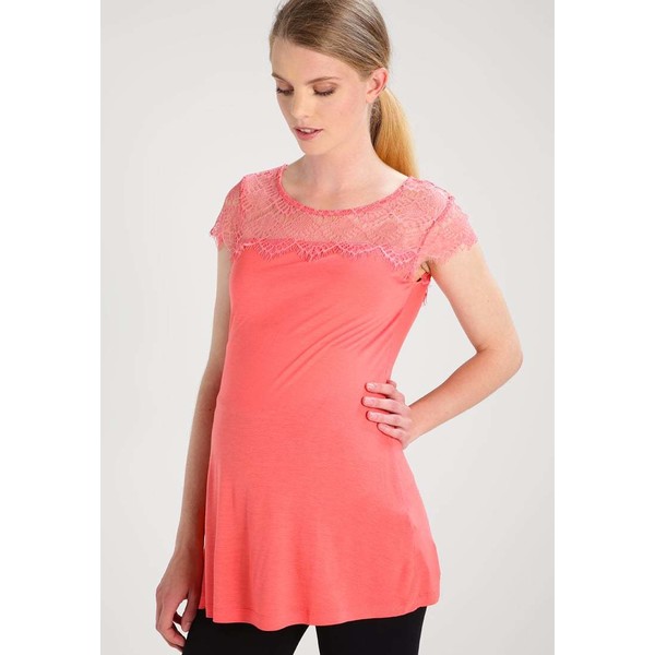 DP Maternity T-shirt z nadrukiem pink DP829G01S