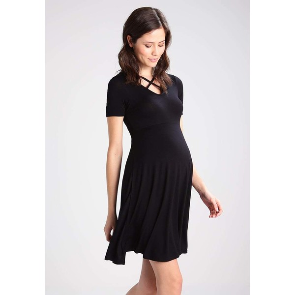 New Look Maternity Sukienka z dżerseju black N0B29F013