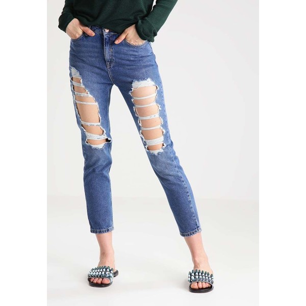 New Look CORSA Jeansy Relaxed fit mid blue NL021N06I