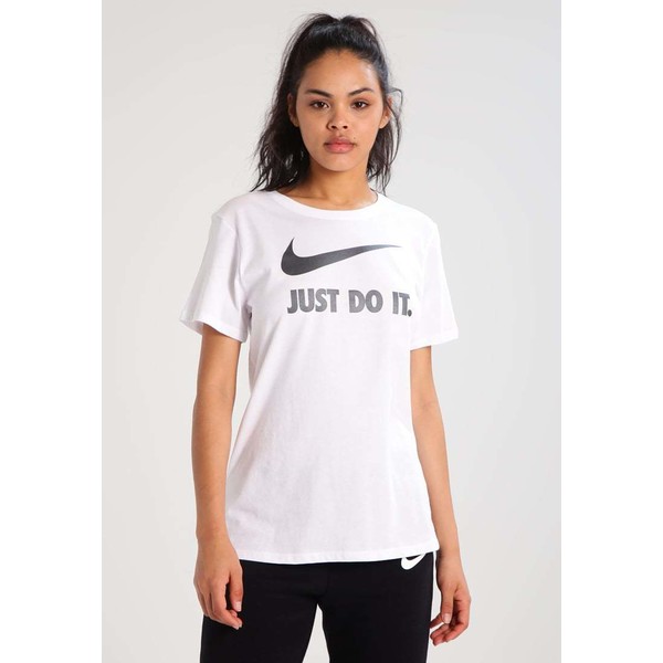 Nike Sportswear T-shirt z nadrukiem white/black NI121D092