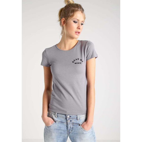 TWINTIP T-shirt z nadrukiem light grey TW421DA5Y