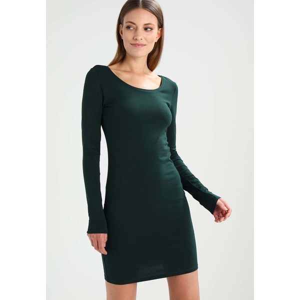 Zalando Essentials Sukienka z dżerseju dark green ZA821C04I