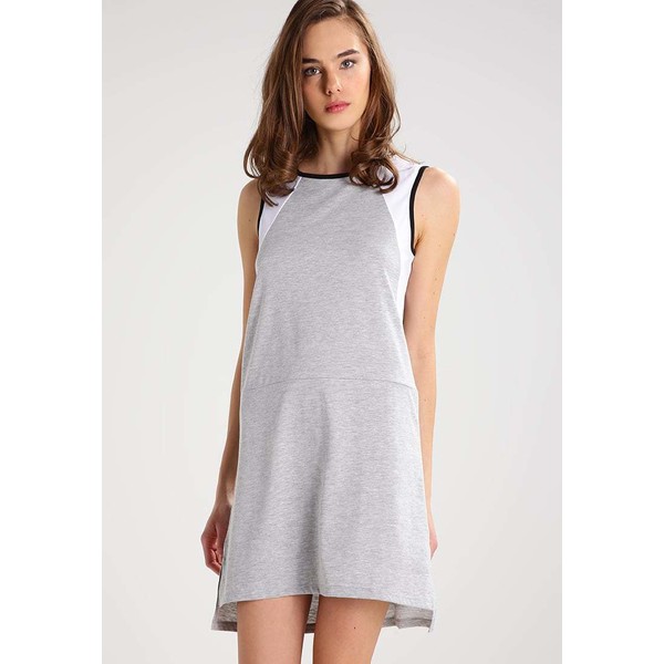 TWINTIP Sukienka z dżerseju grey/white/black TW421CA2Y