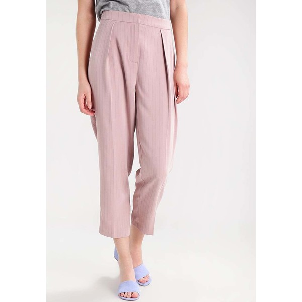 New Look PINSTRIPE Spodnie materiałowe mid pink NL021A07U