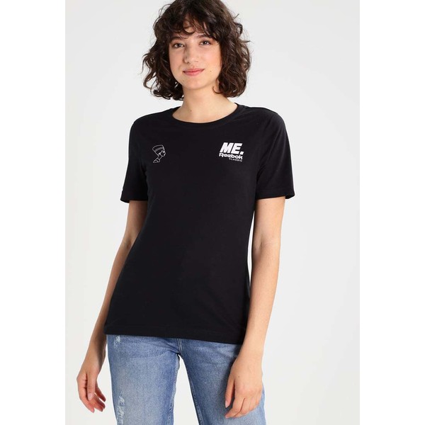 Reebok Classic ME TEE T-shirt z nadrukiem black RE021D007