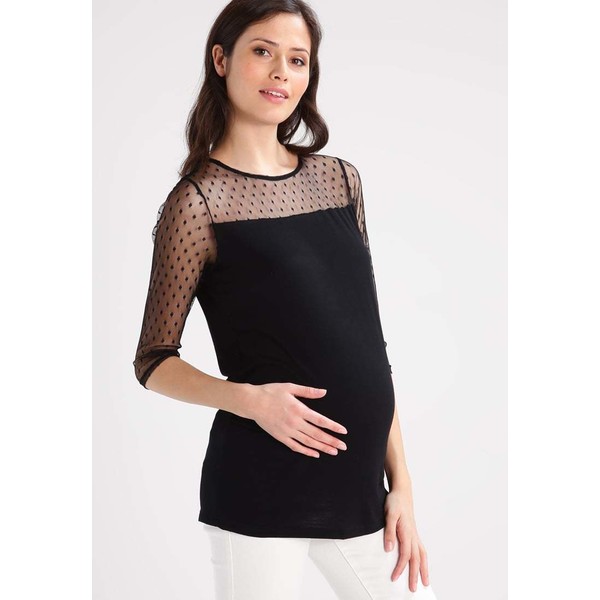 New Look Maternity Bluzka z długim rękawem black N0B29G01P