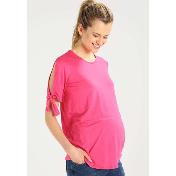 DP Maternity T-shirt z nadrukiem raspberry DP829G01M