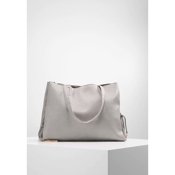 New Look LACE UP DETAIL TOTE Torebka grey NL051H0AI