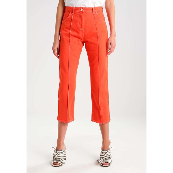 Topshop BOUTIQUE Jeansy Straight leg red T0G21N00C