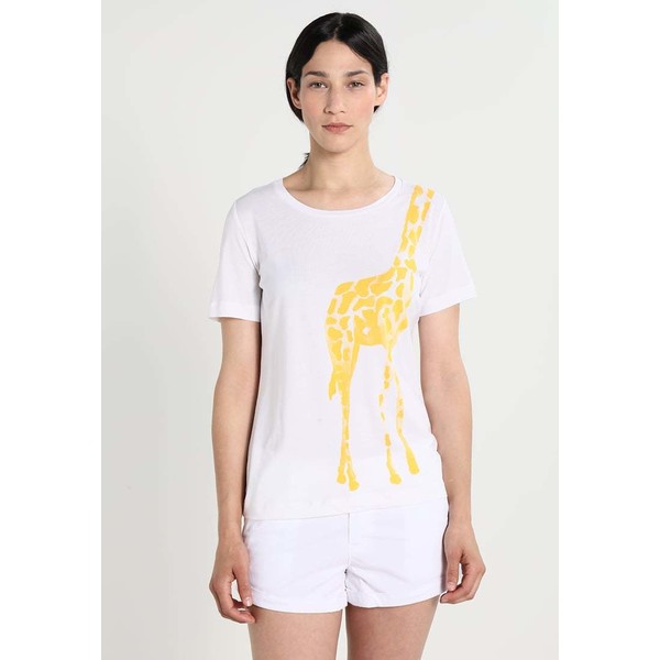 Stine Goya RIKKE GIRAFFE T-shirt z nadrukiem yellow S0U21D006