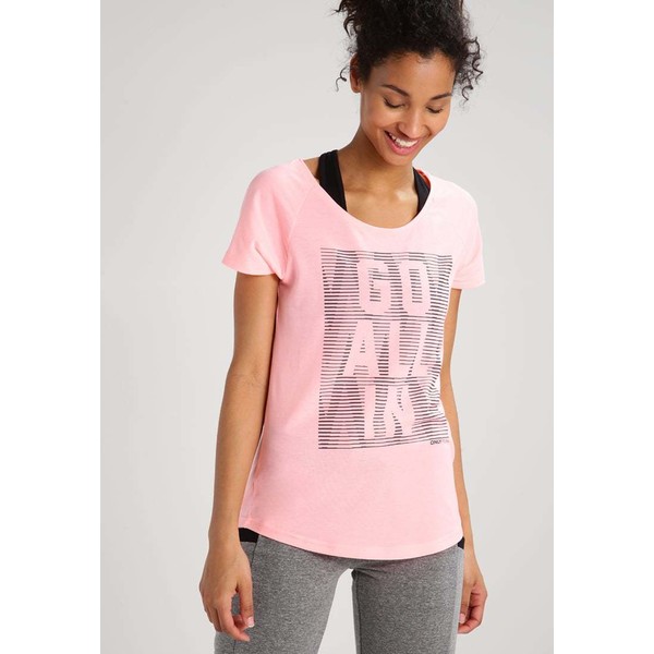 Only Play ONPDUNNA T-shirt z nadrukiem lollipop pink NL241D07K