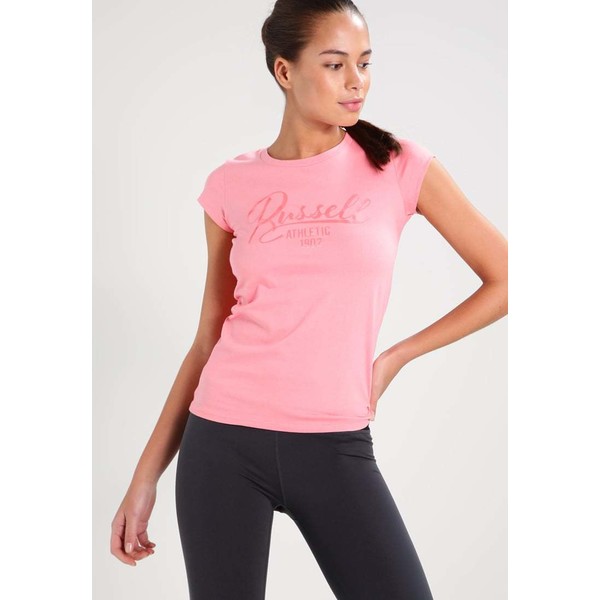 Russell Athletic T-shirt z nadrukiem pink 1RU41D00D