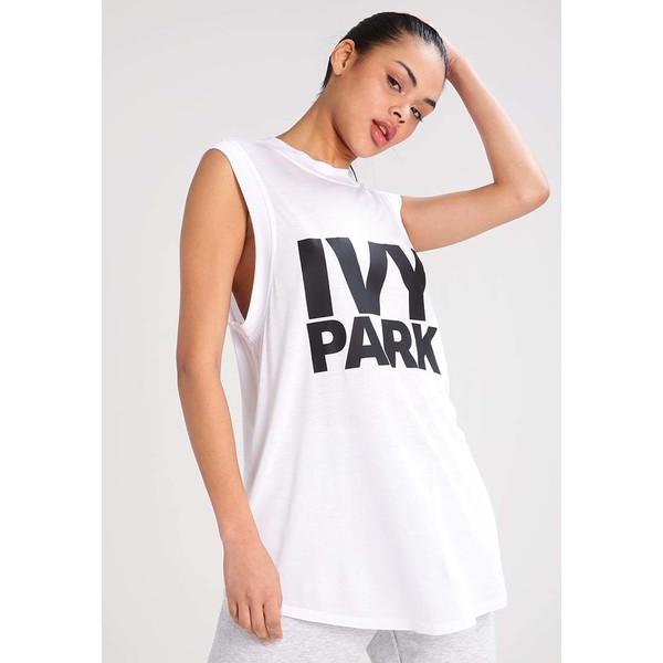 Ivy Park PROGRAMME LOGO T-shirt z nadrukiem white IV221D027