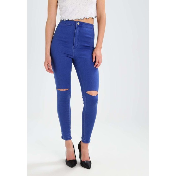 Missguided Petite VICE Jeansy Slim fit blue M0V21N00F