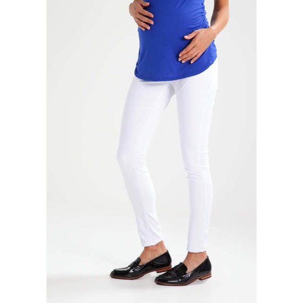 DP Maternity Jeansy Slim fit white DP829A007