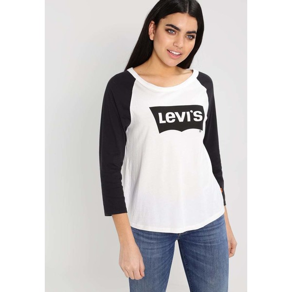 Levi's® THE ROCKER Bluzka z długim rękawem orange/black/marshmallow LE221D03X