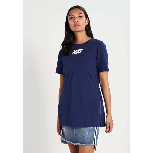 Nike Sportswear T-shirt z nadrukiem binary blue/white NI121D08V