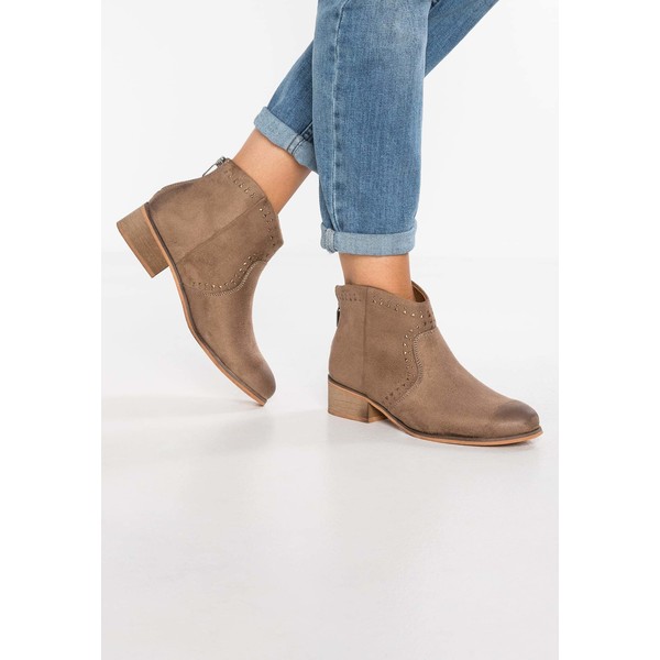 ONLY SHOES ONLBIGGIE STUD Ankle boot taupe OS411NA0O