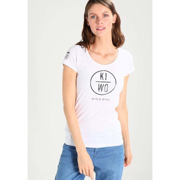 Gaastra KAYLEE T-shirt z nadrukiem weiß G1021D05G