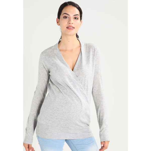 Zalando Essentials Maternity Sweter mottled light grey ZX029IA04