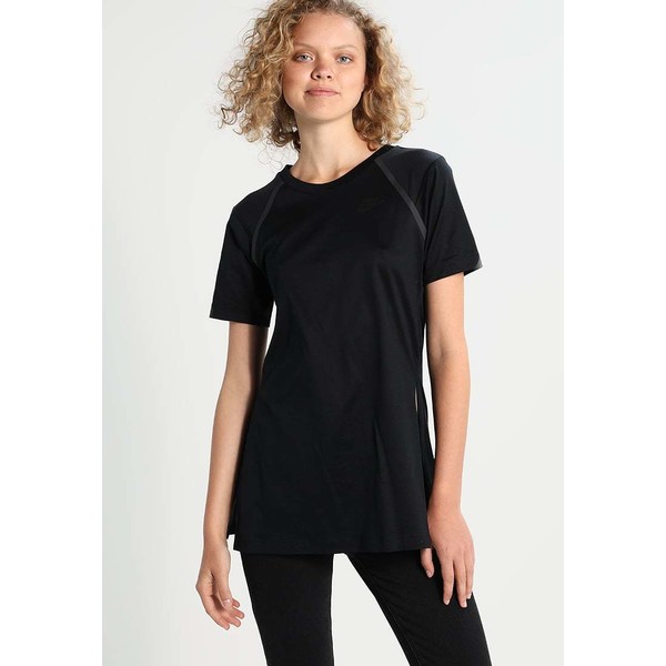 Nike Sportswear T-shirt z nadrukiem black/black NI121D099