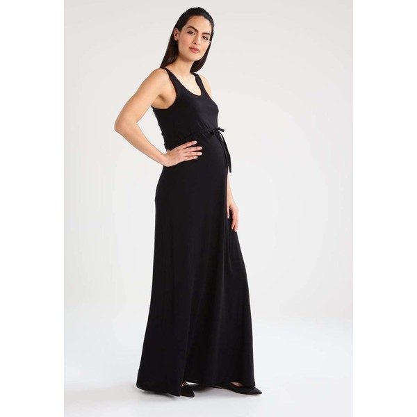 Zalando Essentials Maternity Długa sukienka black ZX029FA0F