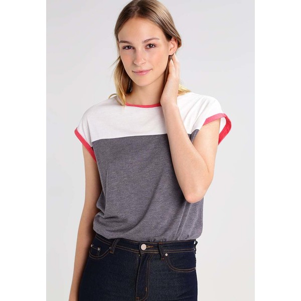 TWINTIP T-shirt z nadrukiem dark blue/white/pink TW421DA9T