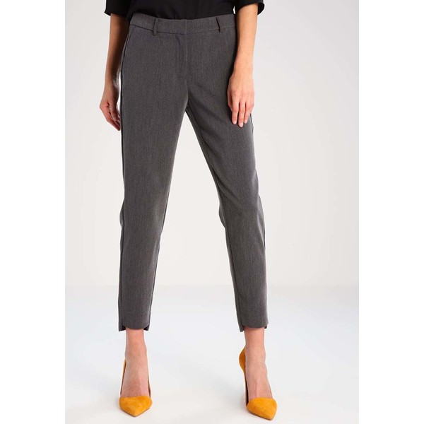 Selected Femme SFAMILA Spodnie materiałowe dark grey melange SE521A08X