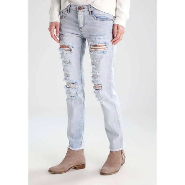 One Teaspoon HAMPTONS AWESOME Jeansy Relaxed fit destroyed denim TE721N00S