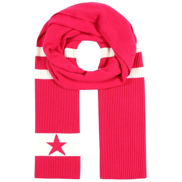 FTC Cashmere STAR SCARF Szal beetroot pink FT251G005