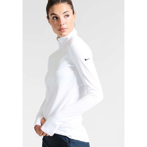 Nike Golf LUCKY AZALEA Koszulka sportowa white/black NI441G008