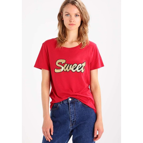 Sofie Schnoor SWEET T-shirt z nadrukiem red SO521D006