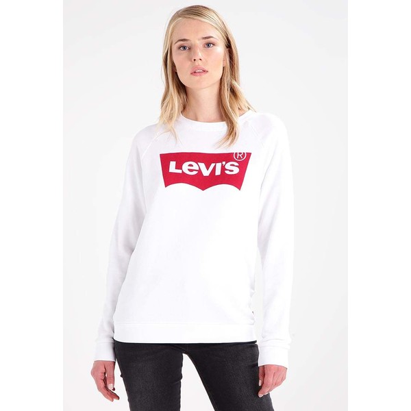 Levi's® RELAXED GRAPHIC CREW Bluza better batwing white LE221J00S