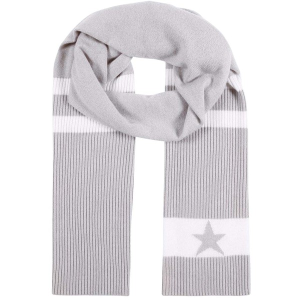 FTC Cashmere STAR SCARF Szal dove FT251G005
