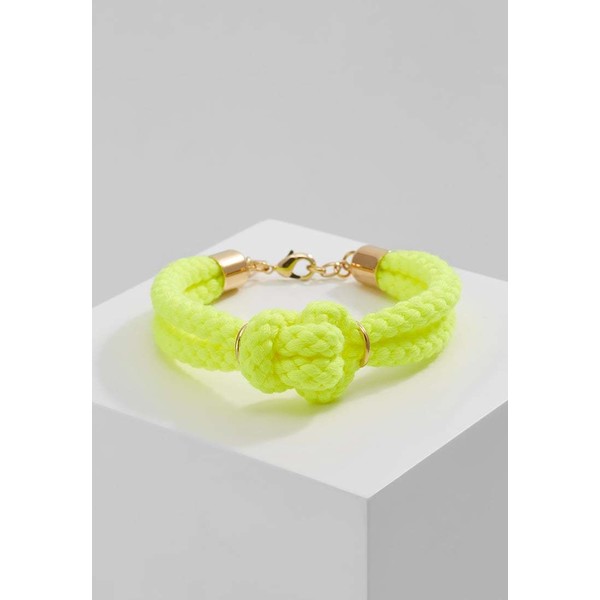 Sabrina Dehoff DOUBLE Bransoletka gold-coloured/neon yellow S0B51L027
