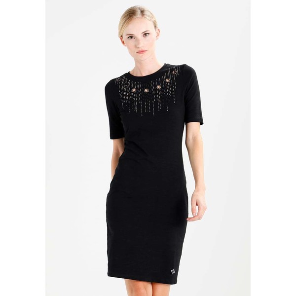 Gaudi Sukienka z dżerseju black GD221C020