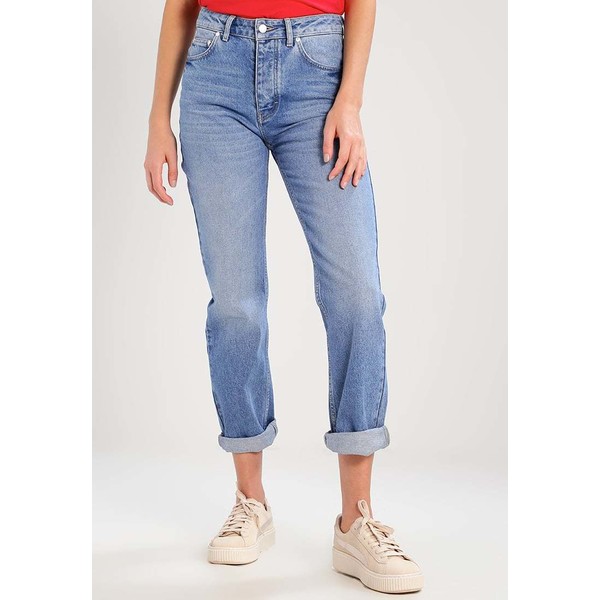 WeSC ALVISA Jeansy Relaxed fit average blue WE121N003