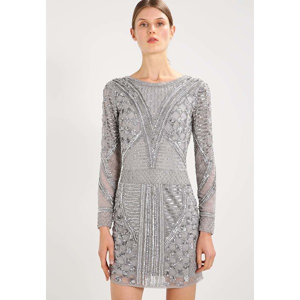 Lace & Beads HYACINTH Sukienka koktajlowa light grey LS721C01W