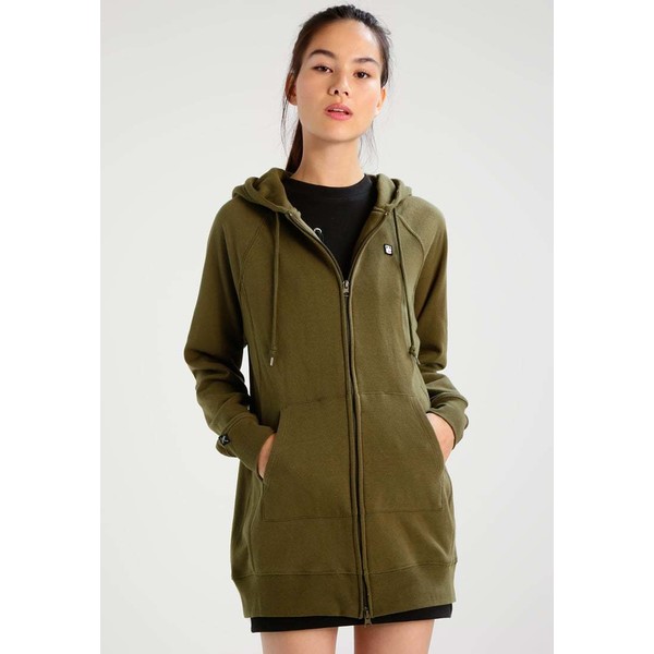 Obey Clothing ASTOR PLACE ZIP Bluza rozpinana army OB021J008