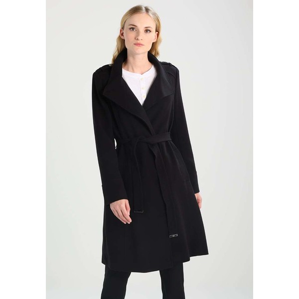 Wallis WRAP BELTED Płaszcz wełniany /Płaszcz klasyczny black WL521U001
