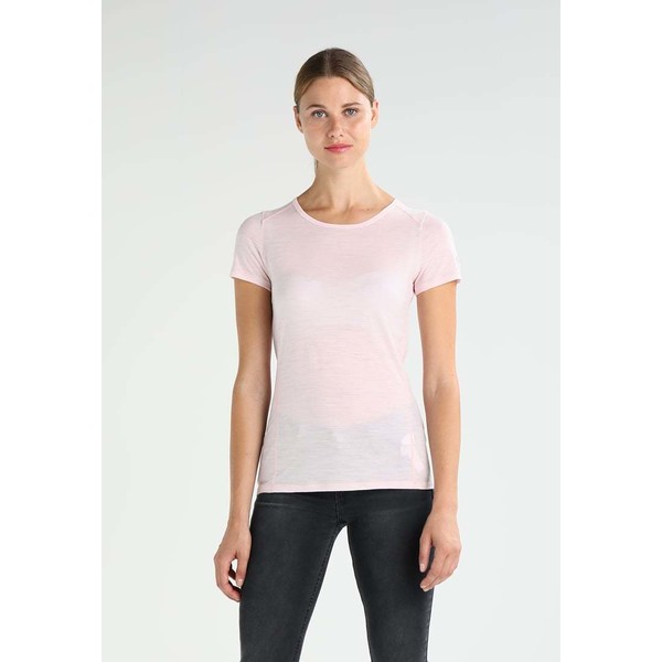 Icebreaker AERO T-shirt basic glow/soft pink heather CE641D010